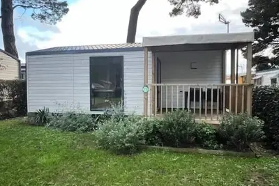 Image de Mobil home Confort - 25m² - 2 chambres - terrasse couverte côté 4 personnes