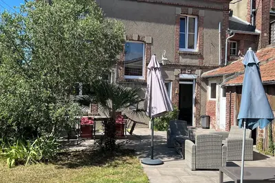 Image de chambres avec salle de bain privative Ă 2 pas de Cabourg et ses plages