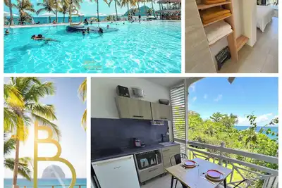 Image de Studio Or au Diamant, vue mer des Caraïbes