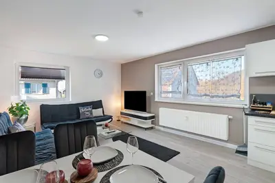 Image de Appartement \"Moderne\" avec terrasse privée, balcon et Wi-Fi