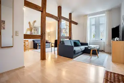 Image de Appartement 'Burgherr 10' dans un hôtel avec jardin partagé, balcon et Wi-Fi