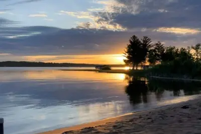 Image de Pelican Lake, Nisswa Minnesota - Excellent Sand Beach - Sunsets & Sunrises