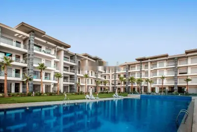Studio with a pool, just steps from the beach – The perfect place to unwind!