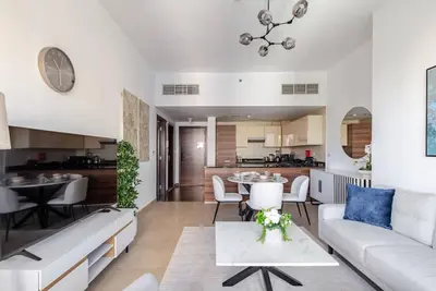 Image de Elegant 1-Bed Apt in Dubai Marina, 4min walk to Jbr