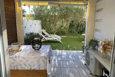 Image de Appart. 33m2 Terrasse, jardinet avec piscine commune, paisible et sécurisé