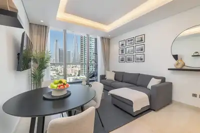 Image de Stunning Burj Khalifa views from every room in luxury apartment, Down Town!