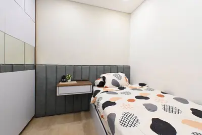 Image de \t2 Br Apartement Garden View Podomoro City Deli Medan By Ols Studio