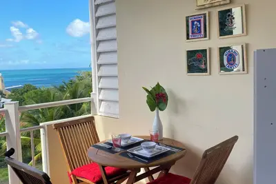 Image de Tahiti in Tartane \nFully equipped gorgeous apartment in Residence de la Baie