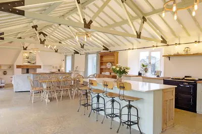 A barn conversion that sleeps 12 guests  in 6 bedrooms