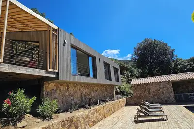 Image de Villa U Casa Legnu & sa bergerie, haut standing, vue montagne panoramique