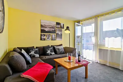 Image de Appartement 'Mit 66qm' avec jardin partagé, balcon et Wi-Fi