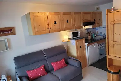 Image de Confortable studio savoyard, balcon sud, parking
