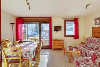 Image de Studio cosy à La Clusaz - 5 pers, parking, Wi-Fi et animaux acceptés