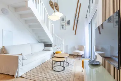 Appartement 6 pers à 2 min de SkyVall avec Balcon Sud et Parking