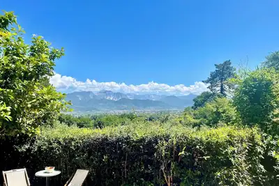 Vacation house in Ameglia with garden, panoramic view and pets allowed