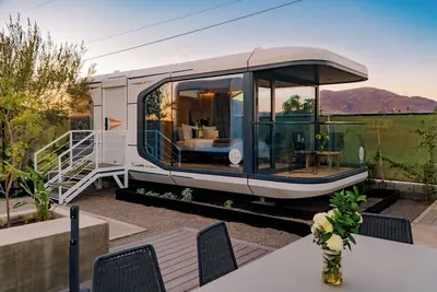 Modern 3-Smart Home estate in wonderful Valle de Guadalupe with Firepit, gardens