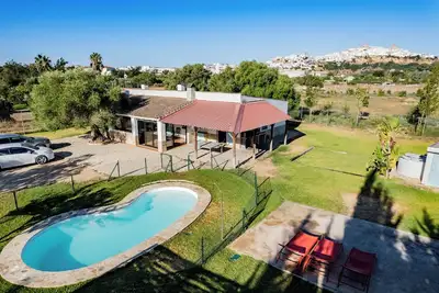 Image de Maison de vacances 'La Huerta Del Prado' avec vue sur les montagnes, Wi-Fi et climatisation