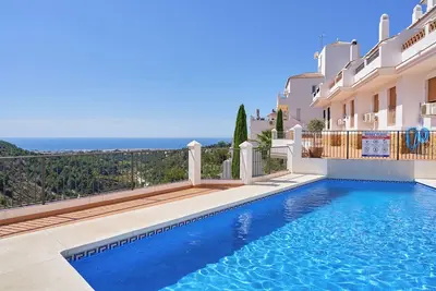 Image de Maison de vacances 'Dorit Frigiliana' avec vue sur la mer, Wi-Fi et climatisation