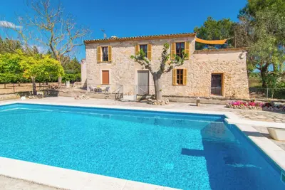 Image de Maison de campagne \"Manenta\" avec vue sur les montagnes, piscine privée et Wi-Fi