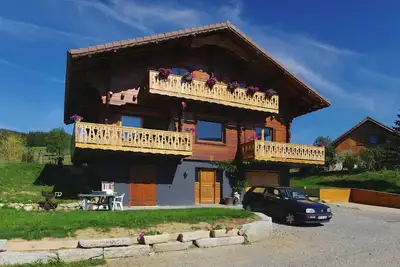 Image de Chalet traditionnel avec vue exceptionnelle