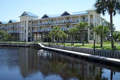 The Osprey, #108 a 3-bedrm corner unit condo at the Mouth of the Suwannee River