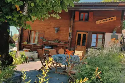 Image de Chalet le muveran, plein centre de gryon avec jardin!