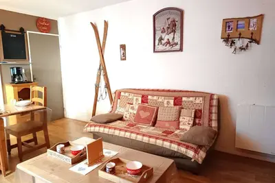 Image de T2 cosy pour 6 personnes avec Wifi et parking à Pla d'Adet