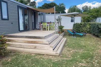 Image de Camping 5 🌟🌟🌟🌟🌟 Location Mobil Home Haute Game Premium A Valras Plage
