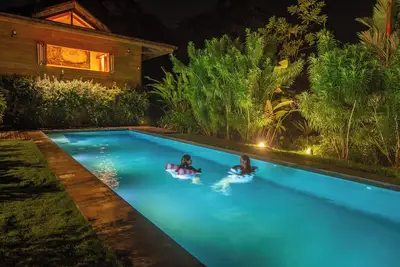 Image de Spacious villa with 4 bedrooms and WiFi, Ac, Beachfront in charming Puerto Viejo