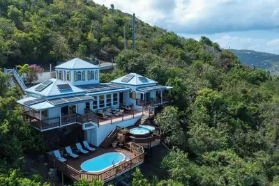 Image de Palladio's View - Tropical Villa with Private Pool, Ac, & Views of St. John!