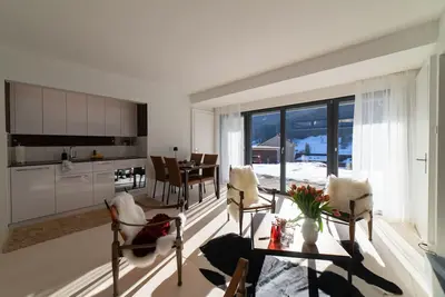 Image de Appartement de vacances \"Alpstein\" à Wildhaus - Séjour confortable avec vue sur les montagnes