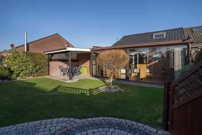 Image de Maison de vacances 'Haus Ferienparadies' avec terrasse partagée, jardin privé et Wi-Fi