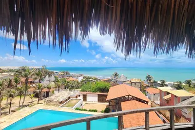 Image de Chácara Atlântica - Swimming pool and sea view, in the center of Canoa Quebrada