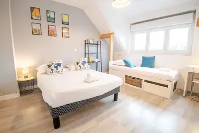 Image de Escapade-Chambre avec salle de bain partagée