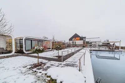 Image de Glamping home Malerič with natural pool & Wellness