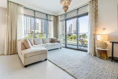 Image de Luxurious 2-Bedroom Apartment | Breathtaking Views | Dubai Creek Harbour
