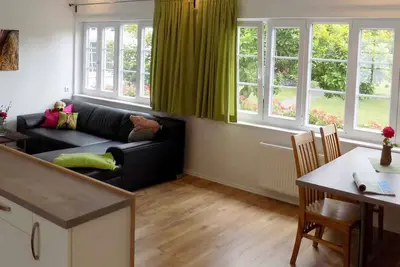 Image de Appartement \"Rosenblüte\" avec terrasse privée, jardin partagé et Wi-Fi