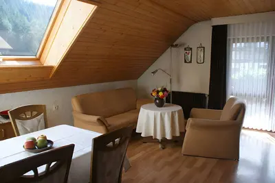 Image de Appartement '55m²' avec vue sur les montagnes, jardin partagé et Wi-Fi