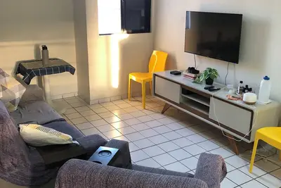 Image de Room with double bed, air conditioning and private bathroom. Bessa- João Pessoa.