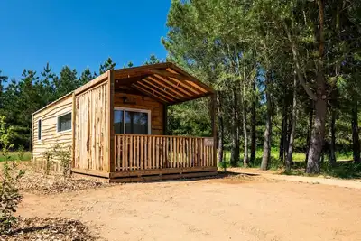 Image de Lodge Ethnique sans spa 1 chambre + canapé convertible séjour 4 personnes