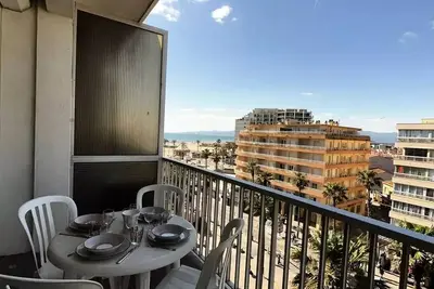 Image de Charmant T2 proche plage centre, terrasse vue mer, climatisé 4cara63