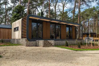 Chalet with 1 bedroom and a terrace