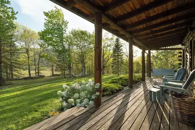 Image de 3br Log Cabin on 9. 5 acres in the Catskill Mountains - Andes, Ny