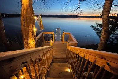 Image de Experience the magic of Misty Shores at North Pond in Smithfield Maine!