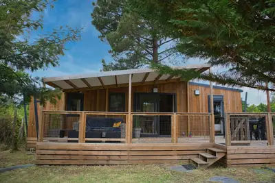 Image de Cottage moderne à Gujan-Mestras, terrasse, climatisation et proche du Golf