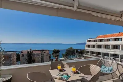 Image de Appartement de vacances Makarska pour 1 - 4 personnes avec 1 chambre à coucher - Logement de vacance