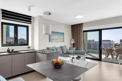 Image de Appartement de vacances Makarska pour 1 - 6 personnes avec 2 chambres à coucher - Logement de vacanc