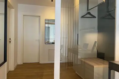 Image de 5 Min von der Hochschule enfernt - Familien-Apartment mit Balkon & Kinderbett