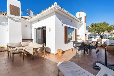 Panoramic terrace with pool by Costarentals - Ref 129