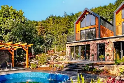 Image de Superbe maison à Zawory avec sauna